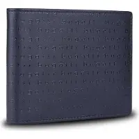 Bugatti portemonnee Lima RFID Wallet With Flap Letters Black zwart