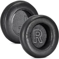 INF Zwarte Lamshuid Oorkussens voor B&O Beoplay H9 3e Gen - 2 Stuks