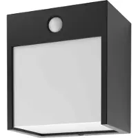 Rabalux BALIMO, Buitenwandlamp, Zwart, Aluminium, Kunststof, IP44, Geschikt voor gevelmontage, Klasse II