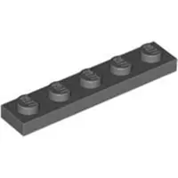 LEGO 1x5 Platte steen 78329 - 50 stuks, donkerblauwgrijs