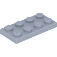 LEGO 250 stuks 3020 Platen, 2x4 Noppen, Basisdeel, Lichtblauw