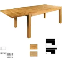 AEA Esstisch Holz Tische Wohn Ess Zimmer Tisch 180x90cm Esstische Massiv Massivholz