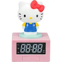 Paladone Hello Kitty Light Up Alarm Clock – Officieel Gelicentieerde Sanrio Wekker met Nachtlampfunctie-