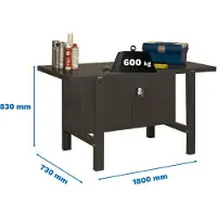 Simon Rack Simonwork (bancos De Trabajo) Bt6 Werkbank 830x1800x730 Mm