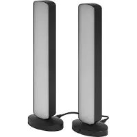 Osram SMART+ WiFi-tafellamp MOOD LIGHT, zwart RGB CCT 2-pack WiFi dimbaar, zwart, Woon-/ Eetkamer, Kunststof, Modern