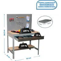 Simon Rack Simonwork (bancos De Trabajo) Bt2 Box Werkbank 1445x1510x610 Mm