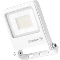 Osram ENDURA FLOOD PC 10W LED-schijnwerper, 3000K warmwit, 1000 lumen, IP65 witte schijnwerper, 180° montagebeugel, wit