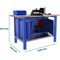 Simonwork (bancos De Trabajo) Bt6 Pro Werkbank 865x1200x750 Mm