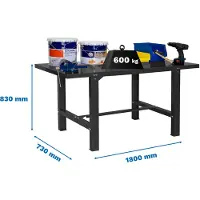 Simon Rack Simonwork (bancos De Trabajo) Bt6 Werkbank 830x1800x730 Mm