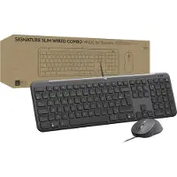 Logitech Bedrade Combo MK620 voor Bedrijven - Grafiet - FRA