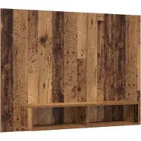 Syfax Tv-meubelset Oud Hout 120 x 23,5 x 90 cm Bewerkt hout