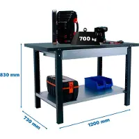 Simonwork (bancos De Trabajo) Bt6 Pro Box Werkbank 830x1200x730 Mm