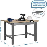 Simonwork (bancos De Trabajo) Bt6 Box Werkbank 865x1800x750 Mm