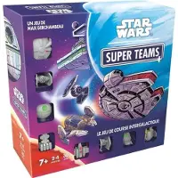 Asmodee Star Wars Super Teams. board game. ages 7 and up. 2 to 4 players. playing time less than 30 minutes. French