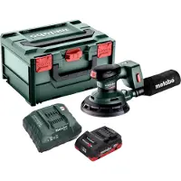 Metabo SXA 18 LTX 150 BL Accuschuurmachine 18 V 150 mm borstelloos + 1x LiHD accu 4.0 Ah + lader + metaBOX