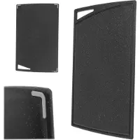 Kadax Soleto snijplank 24,5 x 16 cm zwart