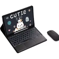 INF Bluetooth-toetsenbord en muis voor Samsung Galaxy Tab Samsung Galaxy Tab S7+/S8+/S7FE 12,4 inch