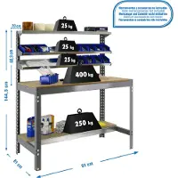 Simonwork (bancos De Trabajo) Bt1 Werkbank 1445x910x610 Mm