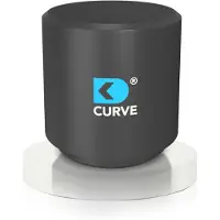DK Curve 00194 Luchtzuiveraar, metaal, zwart, beschermt tegen virussen, bacteriën, schimmels en schimmel