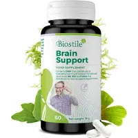 Biostile – Brain Support – Ondersteunt de Hersenfunctie - Ginkgo - Omega 3 – 60 Capsules