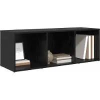 Syfax Tv-meubelset Wandgemonteerd Zwart 72 x 35 x 37 cm Bewerkt hout