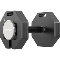 Tunturi Rapid Adjustable Dumbbell - Enkele dumbbellset van 20kg - Verstelbaar van 4 t/m 20 kg - 9 dumbels in één - Gewichtenset voor home gym