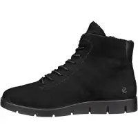 Ecco Laarzen '282403 BELLA black scarpe donna stivaletto lacci pelo' zwart