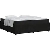 vidaXL Bedframe Zwart 200 x 200 cm Stof
