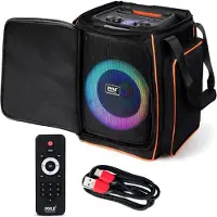Pyle Bluetooth Party Speaker – 100W – True Wireless Stereo – Krachtige Bas & Helder Geluid – Inclusief Draagtas