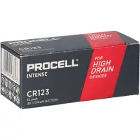 Duracell Procell Intense CR123 / CR123A Lithium Batterijen (10 stuks, 3V, 1600 mAh)