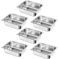Vevor Gastronormbak Hotelpan (1/2 maat) 6-pack 6 L