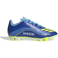 Adidas Performance F50 Messi Club FG/JG junior voetbalschoenen kobaltblauw/geel Jongens/Meisjes Imitatieleer - maat 33