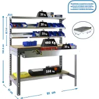 Simon Rack Simonwork (bancos De Trabajo) Bt1 Box Werkbank 1445x910x610 Mm