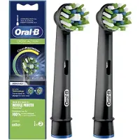 Oral-B Opzetstukken, 2 Stuks, Cross Action, Zwart