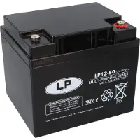 Landport LP12-50 VRLA AGM Loodaccu (12V, 45 Ah, T6 terminal)