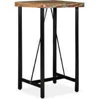 Syfax Bartafel 60x60x107 cm massief gerecycled hout