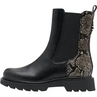Tamaris Chelsea boots beige / zwart