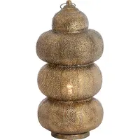 Light & Living Tafellamp Ø25x52 cm KAITO bruin goud