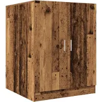 vidaXL Wasmachinekast 70,5x71,5x91,5 cm oud houtkleurig