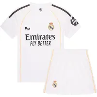 Real Madrid Thuis Tenue 25/26 - Maat 164 - Sportkledingset - Fanshop - Voetbaltenue - Tenue & Broekjes - Voetbalkleding - 100% Polyester