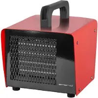 Emerio Power Ventilatorkachel - 20 m² - 2 Temperatuur instellingen - Indicatielampje - Regelbare thermostaat - Keramisch verwarmingselement - Handvat - 2000W - FH-107760.2 Rood
