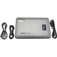 PowerSmart 290W Powerbank, universele externe batterij/oplader met 2x USB-C, 2x DC en 1x USB-A, maximale capaciteit: 58800 mAh, 213 Wh, met digitale display