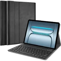 Cazy tablet Hoes met Toetsenbord geschikt voor OnePlus Pad Lite - QWERTY Bluetooth Keyboard Case - Zwart