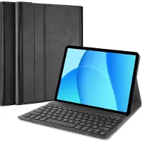 Cazy tablet Hoes met Toetsenbord geschikt voor Oppo Pad SE - AZERTY Bluetooth Keyboard Case - Zwart