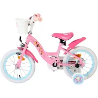 Volare Disney Prinsessen kinderfiets - meisjesmodel - 14 inch - roze