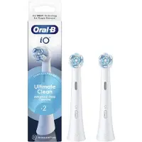 Oral-B iO Ultimate Clean – Opzetborstels – 2 stuks – Wit – Origineel – Compatibel met iO-series