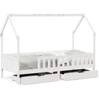 Syfax Kinderbedframe 90x200 cm massief grenenhout
