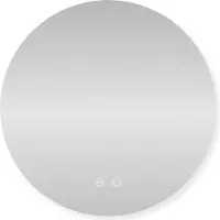 Sensahome - 70CM Ronde Badkamerspiegel Frameloos met LED Verlichting - Dimbaar - Anti-Condens - 2700K/4500K/6400K - Warm/Neutraal/Koud Wit - 70CM