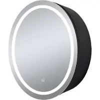 Sensahome Spiegelkast met LED-verlichting - Badkamerkast - 3 kleuren LED - 50x50cm