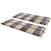Prolenta Maison Exclusive - Lattenbodem, 2 stuks, met 42 latten, 7 zones, 90x200 cm